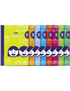 Cuaderno espiral fº 80h 70g 3mm cuadrovia cubierta basica